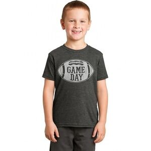 Boys' Gray "Game Day" Football T-Shirt‎ - Size Large